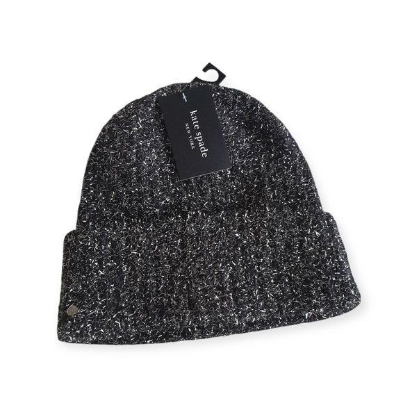kate spade New York Tinsel Knit Beanie - Picture 2 of 5